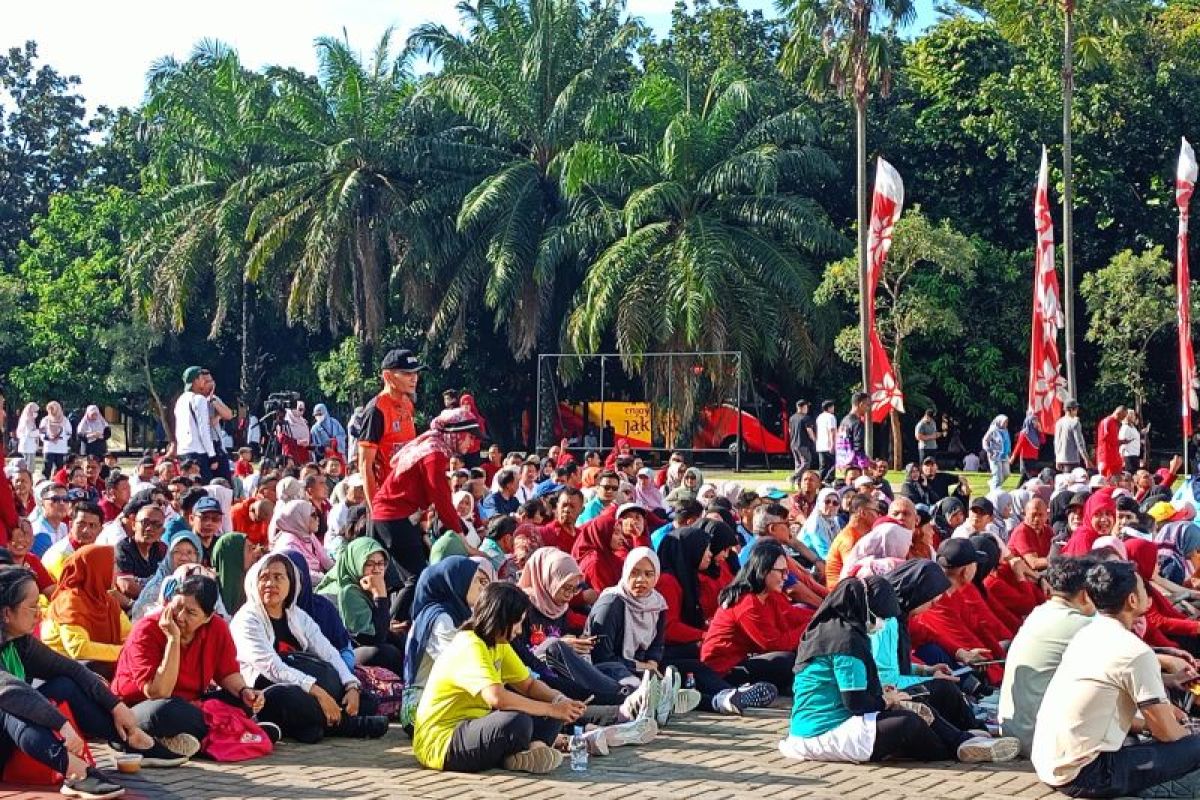 East Jakarta City Government Continues Healthy Gymnastics Despite WFH Implementation