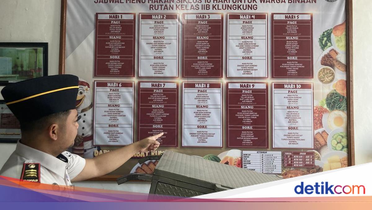 Efficiency Measures Reach Klungkung Detention Centre, Prisoners' Meal Allowance Rp 7,000 per Serving