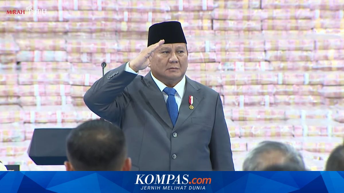 Moment Prabowo Salutes His Ministers: We Are Ready to Die on the Right Path