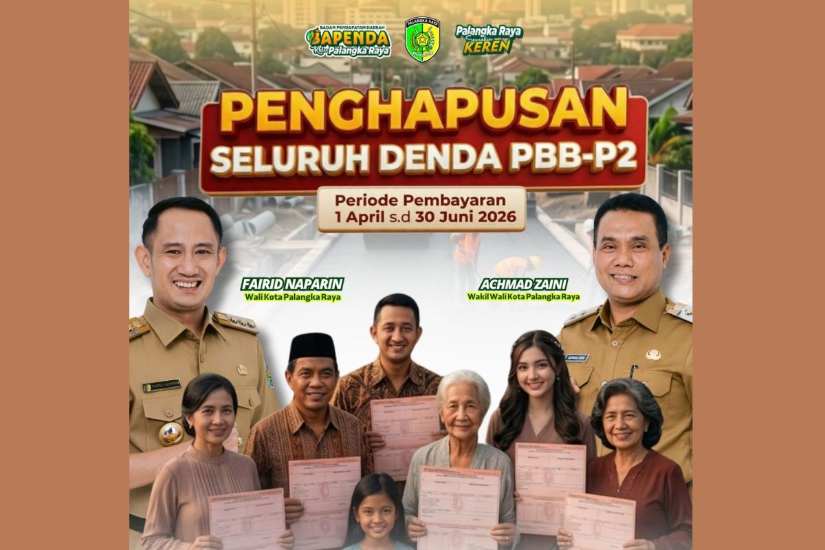 Palangka Raya Boosts Tax Payment Participation through PBB Fine Waiver