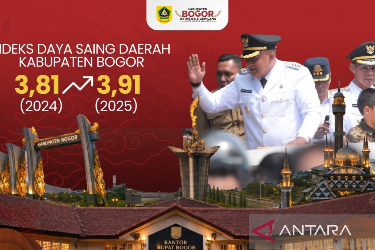 IDSD 2025: Bogor Enters Top Three Most Advanced Regencies in West Java