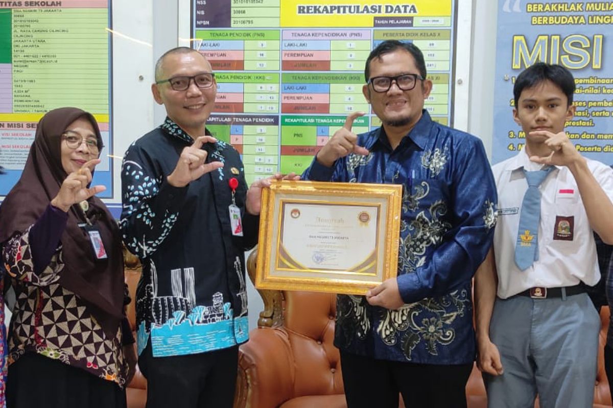 Jakarta Information Commission states that SMAN 73 needs to enhance digitalisation