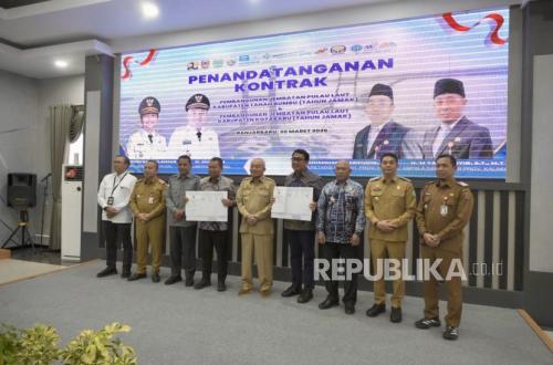 Pulau Laut Bridge Project Begins, Boosting Connectivity in South Kalimantan