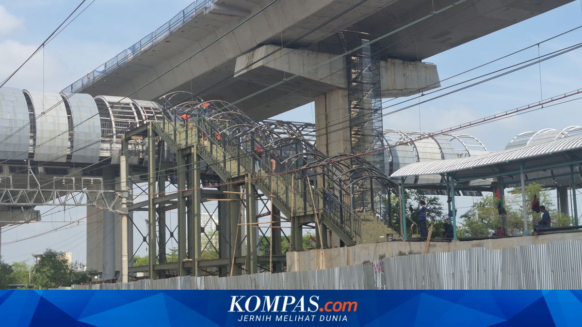 Views of JIS Station, Connecting Pathway to JPO Begins Installation