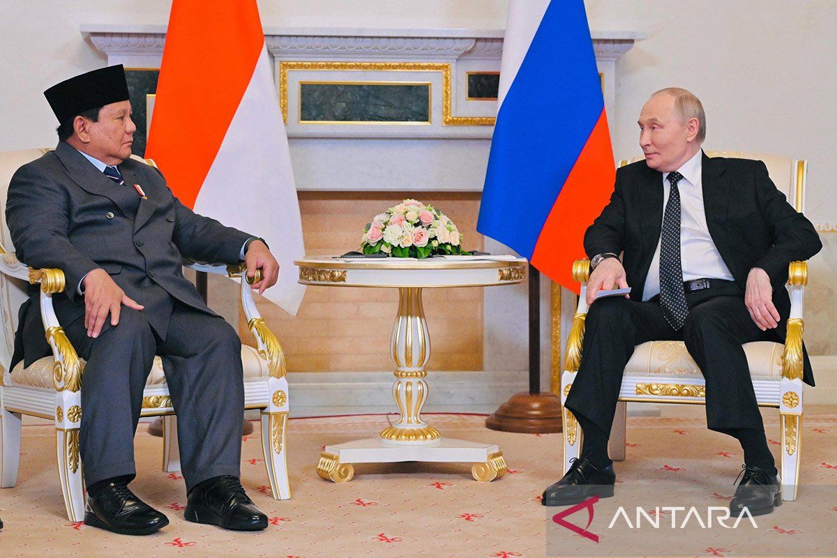 Monday: Putin to host Prabowo in Moscow to discuss strategic partnership