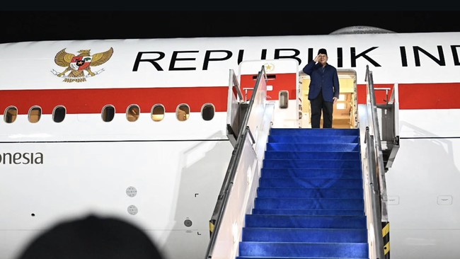 Moments of President Prabowo's Arrival in Russia Ahead of Meeting with Putin
