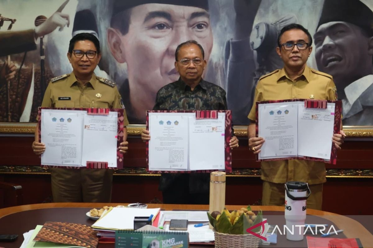 Bali Provincial Government, Denpasar City Government, and Badung Regency Government Sign PSEL Agreement