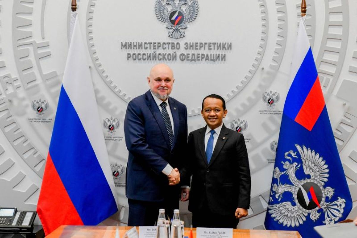 Minister Bahlil negotiates purchase of crude oil and LPG from Russia