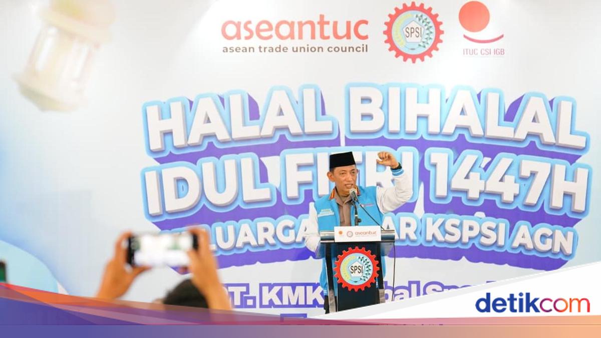 Police Chief Attends KSPSI Halalbihalal, Urges Support for Government and Maintenance of Investment Climate