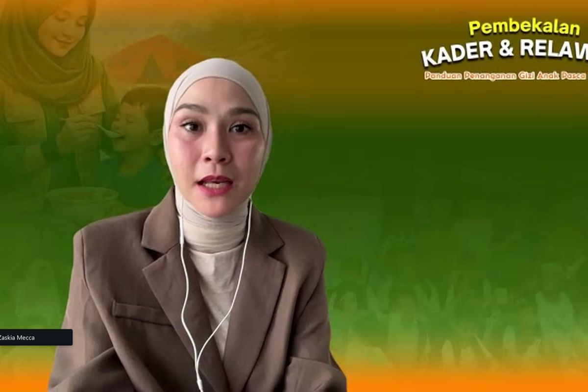 PP Aisyiyah and Zaskia Adya Mecca Educate on Nutrition for Disaster-Affected Areas