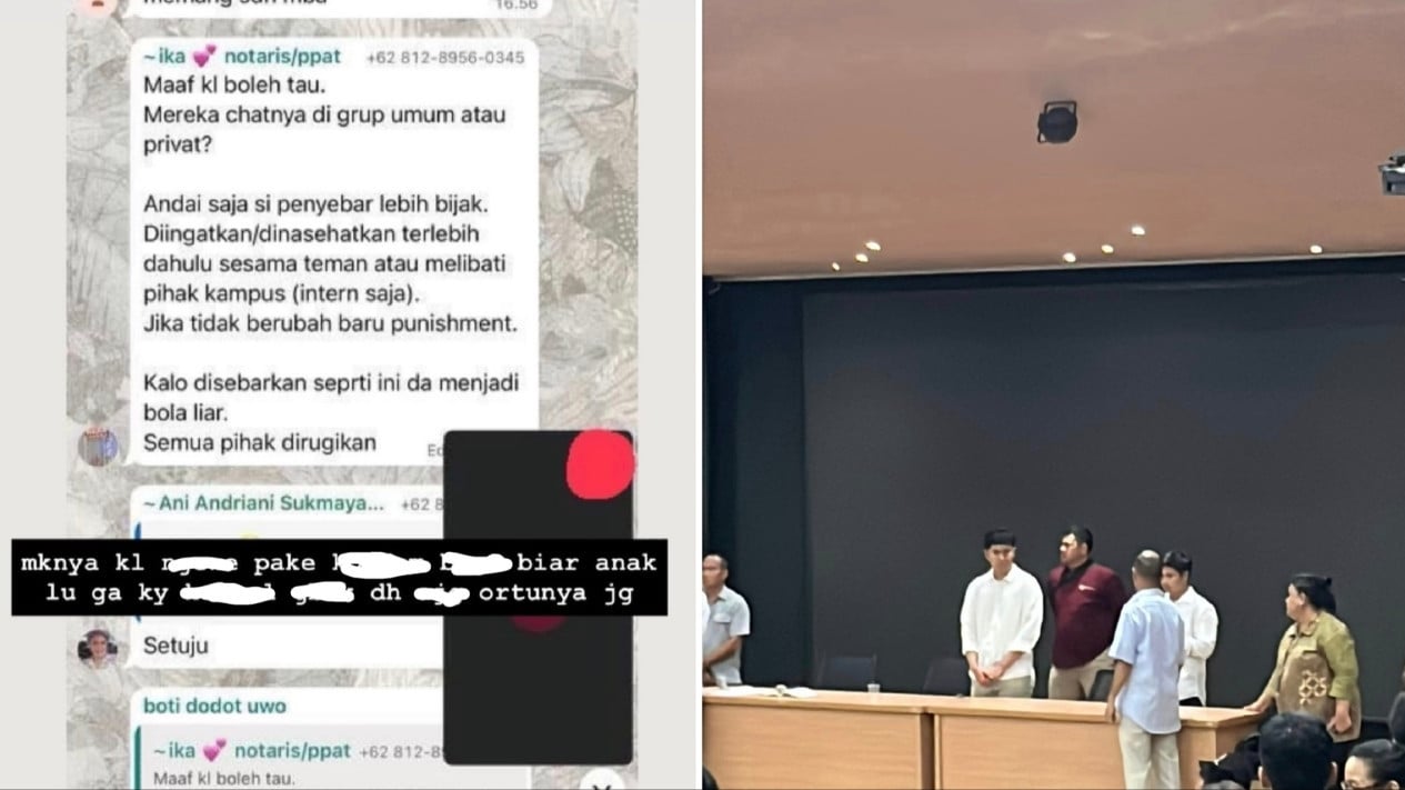 Alleged Leak of WhatsApp Group for Parents of UI Law Faculty Sexual Harassment Suspects! They Request Their Children Not Be Expelled