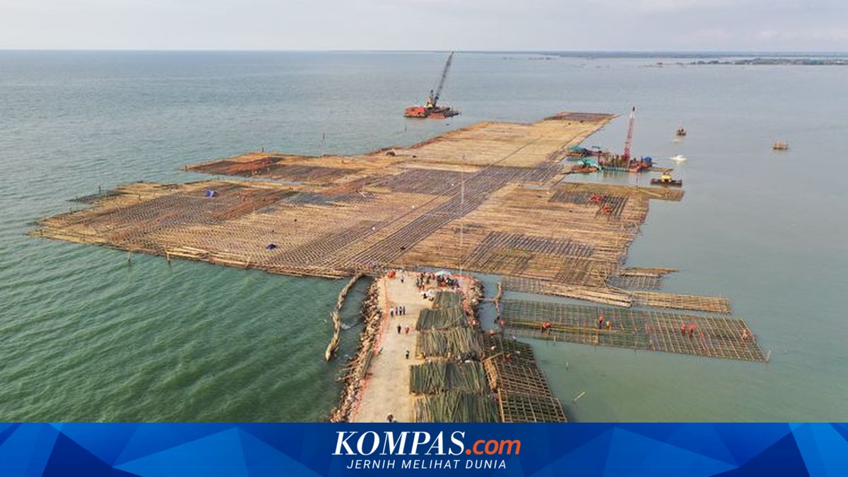 When 10 Million Bamboo Poles Become a "Matras" for the Toll Road Over the Demak Sea
