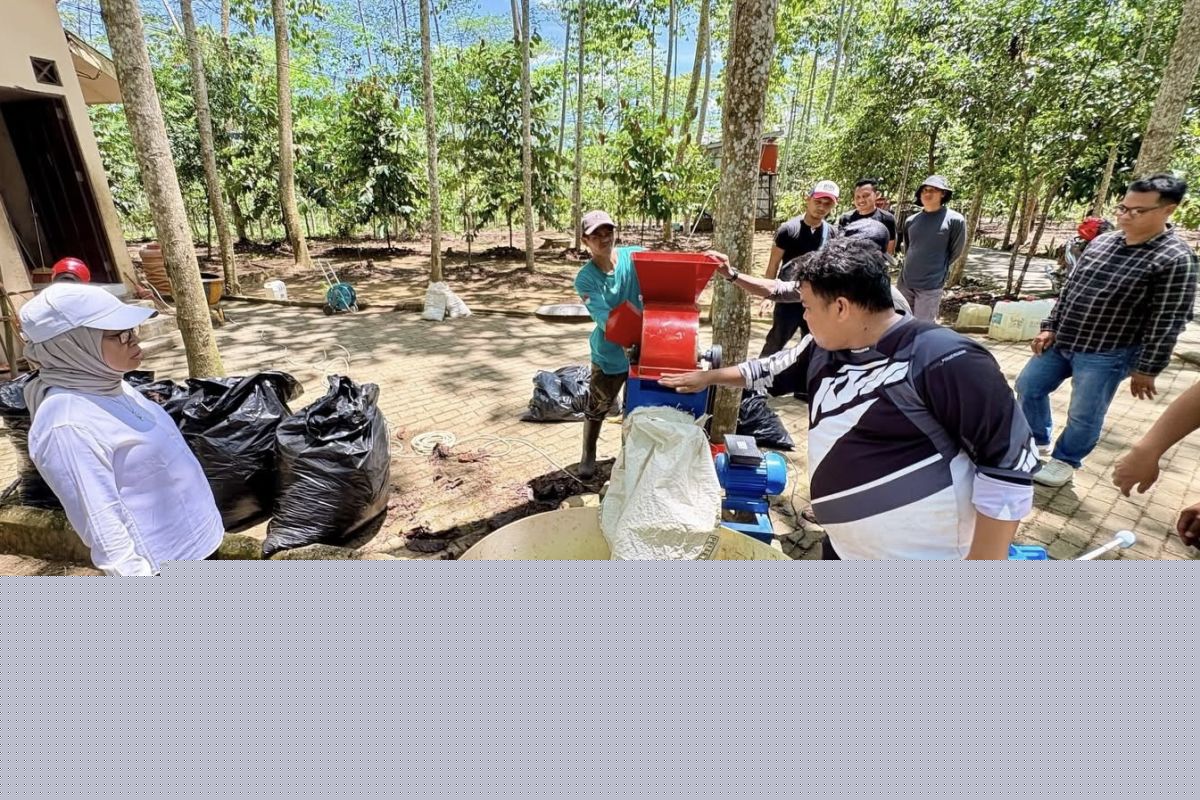 South Kalimantan Forestry Service processes organic waste to support tropical forest rehabilitation