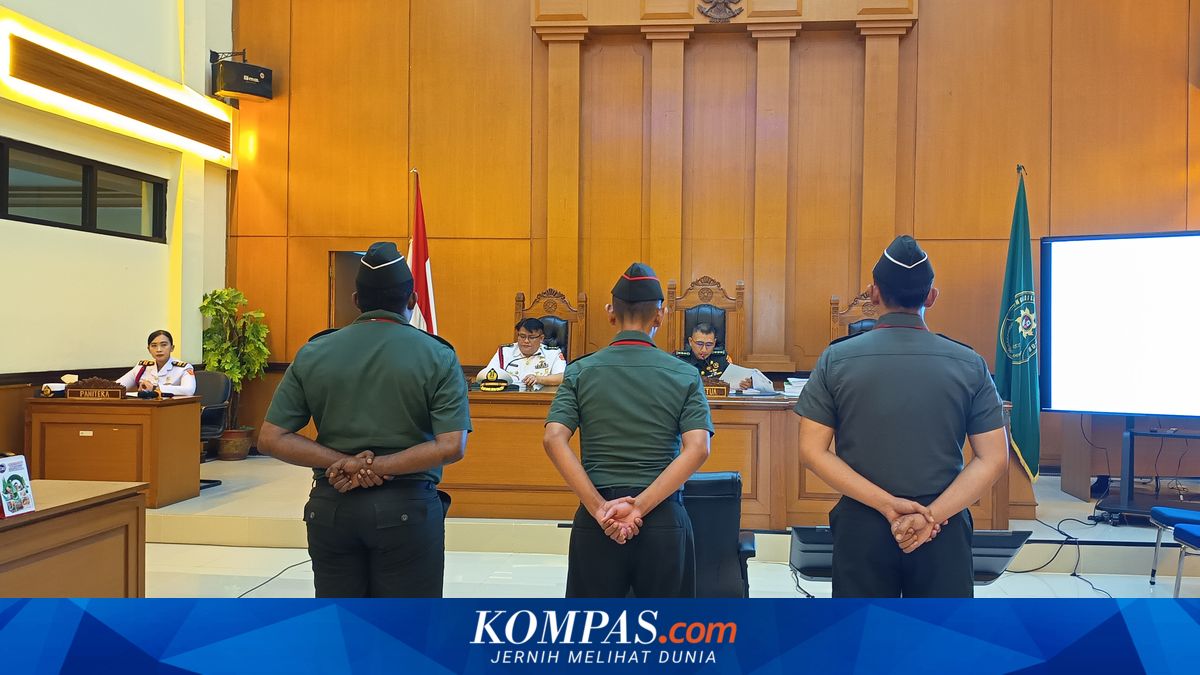 Judge Rejects Exceptions from 3 TNI Soldiers, Trial in State-Owned Bank Branch Head Murder Case Proceeds