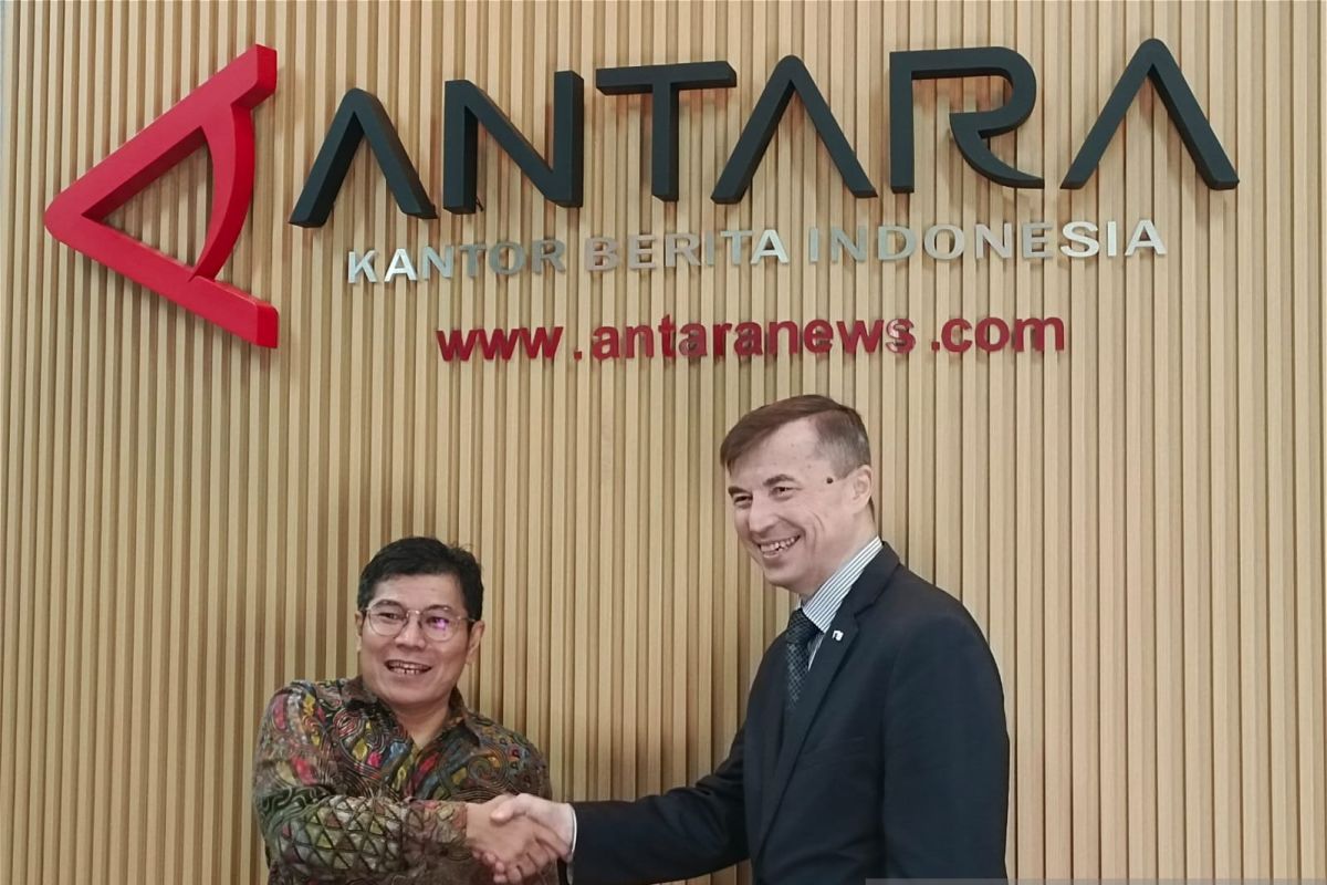 Russian Ambassador visits ANTARA, discusses information cooperation