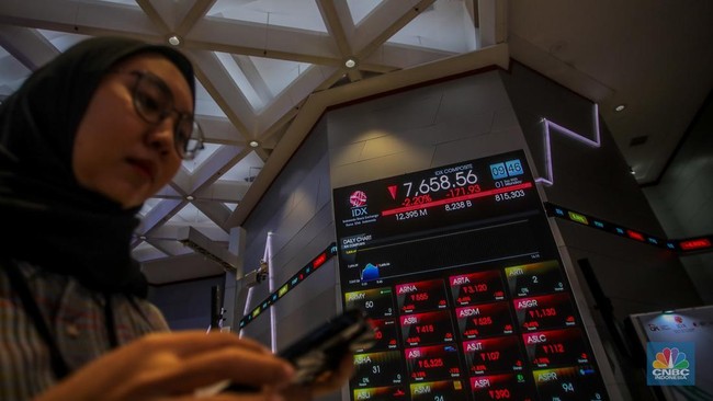 Long Rally Snapped, IHSG Closes Down 0.68% at 7,623