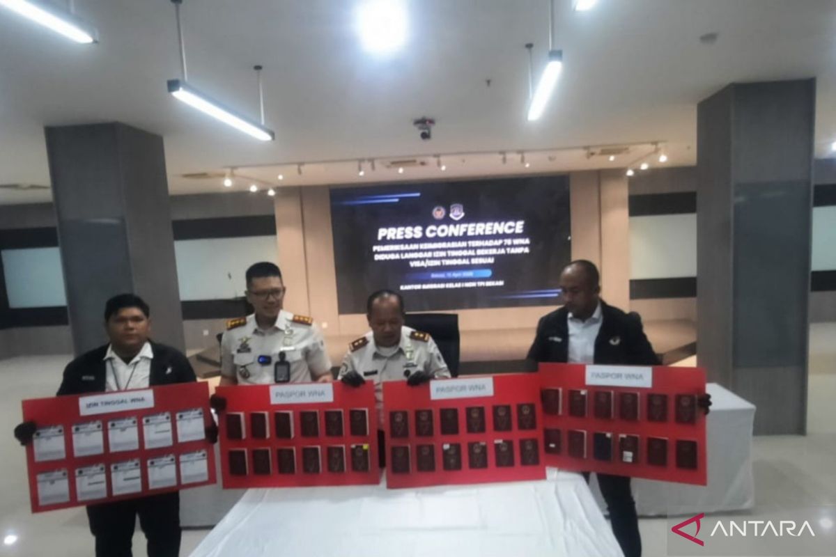 78 Foreign Nationals Questioned by Immigration Following Operation at GIIC Bekasi Project
