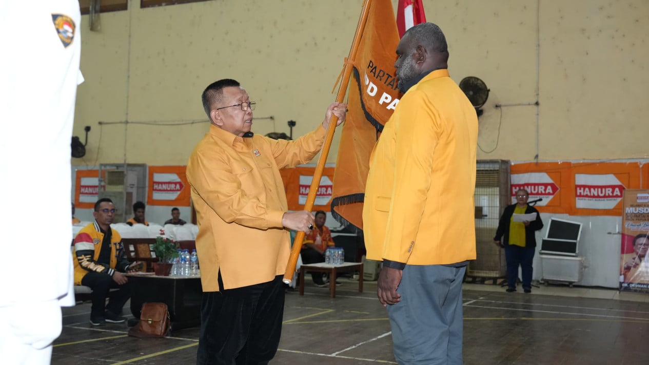 Yoseph Paskalis Officially Leads Hanura's South Papua Branch, Preparing for 2029 Elections