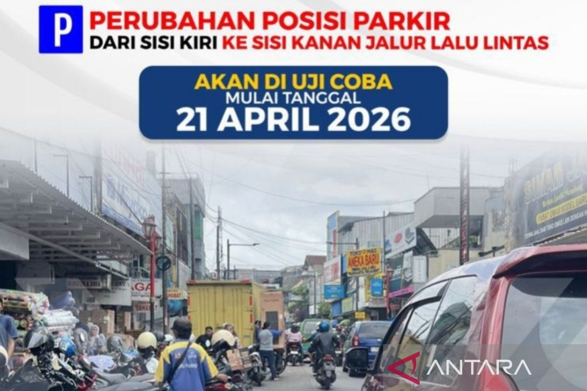 Bogor City Government to trial right-side parking on Suryakencana starting 21 April