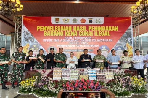Customs and Semarang City Government Destroy Illegal Goods Worth Billions of Rupiah