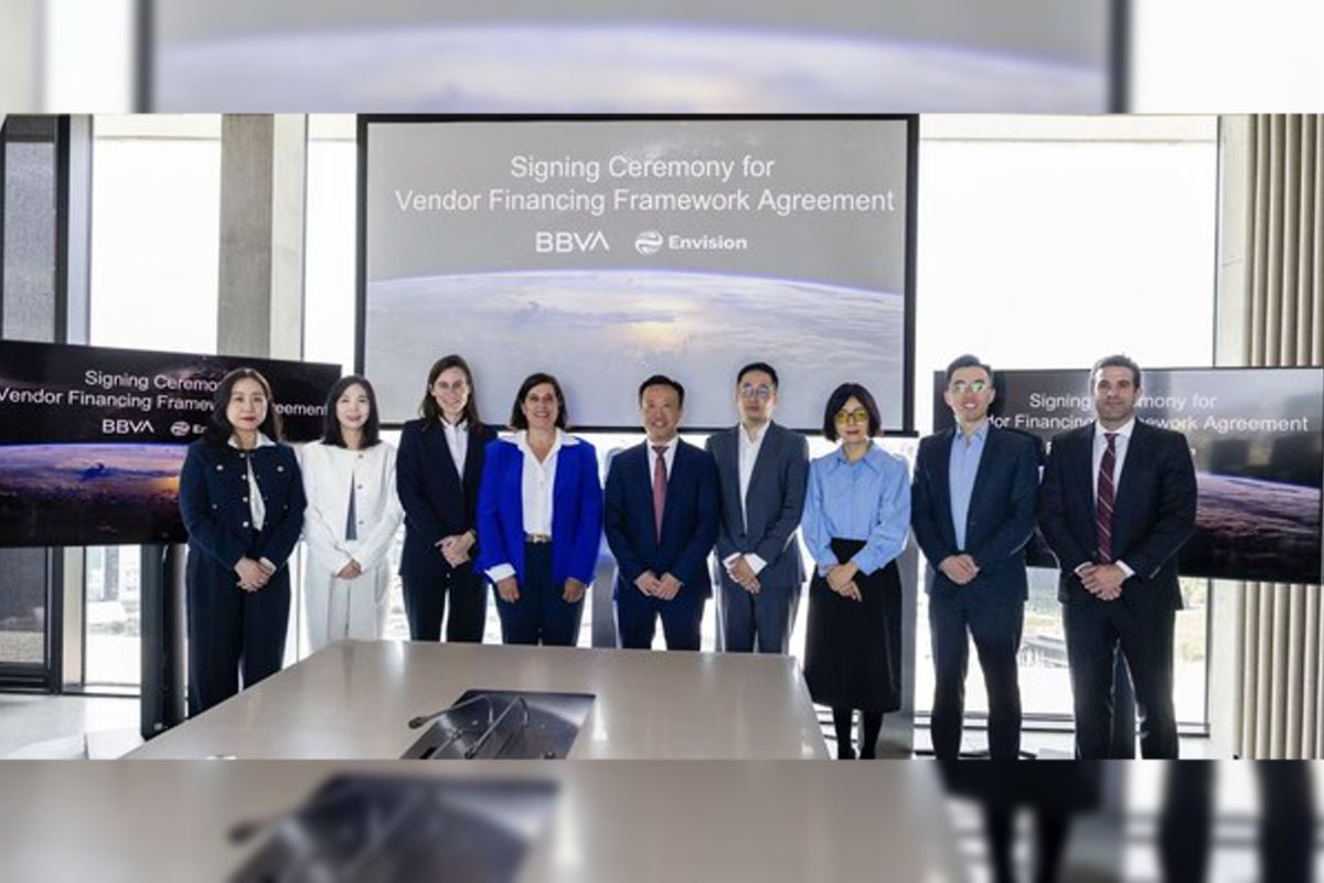 Envision Energy Secures $500M Financing Programme with BBVA to Accelerate Global Renewable Deployment