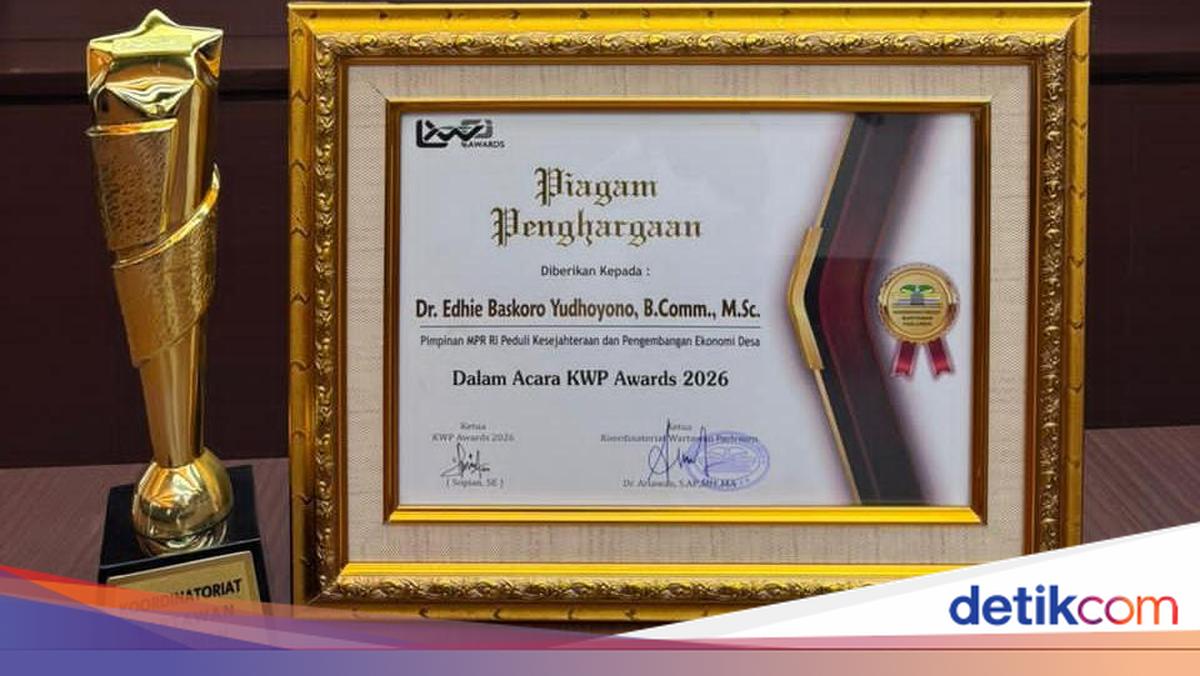 Ibas Receives KWP Awards 2026, Urges Strengthening of Village Economies