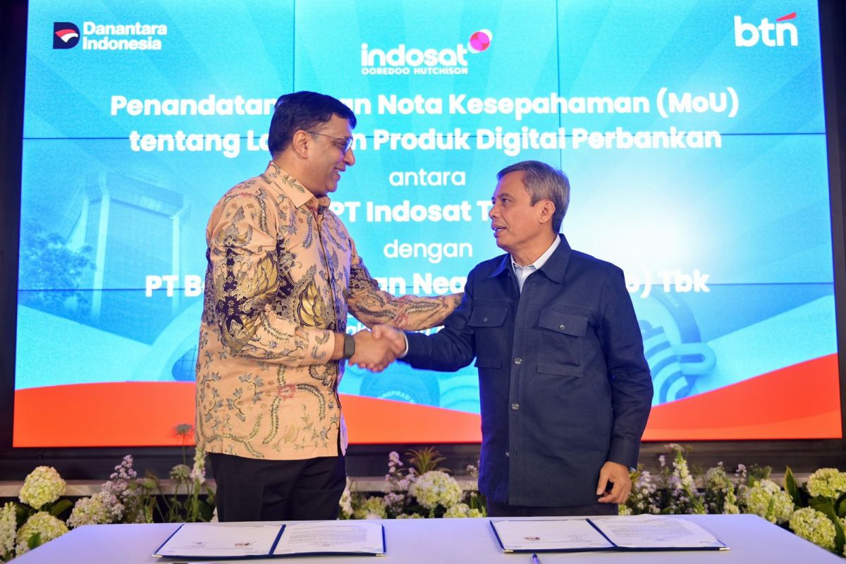 BTN initiates collaboration with Indosat for digital financial services