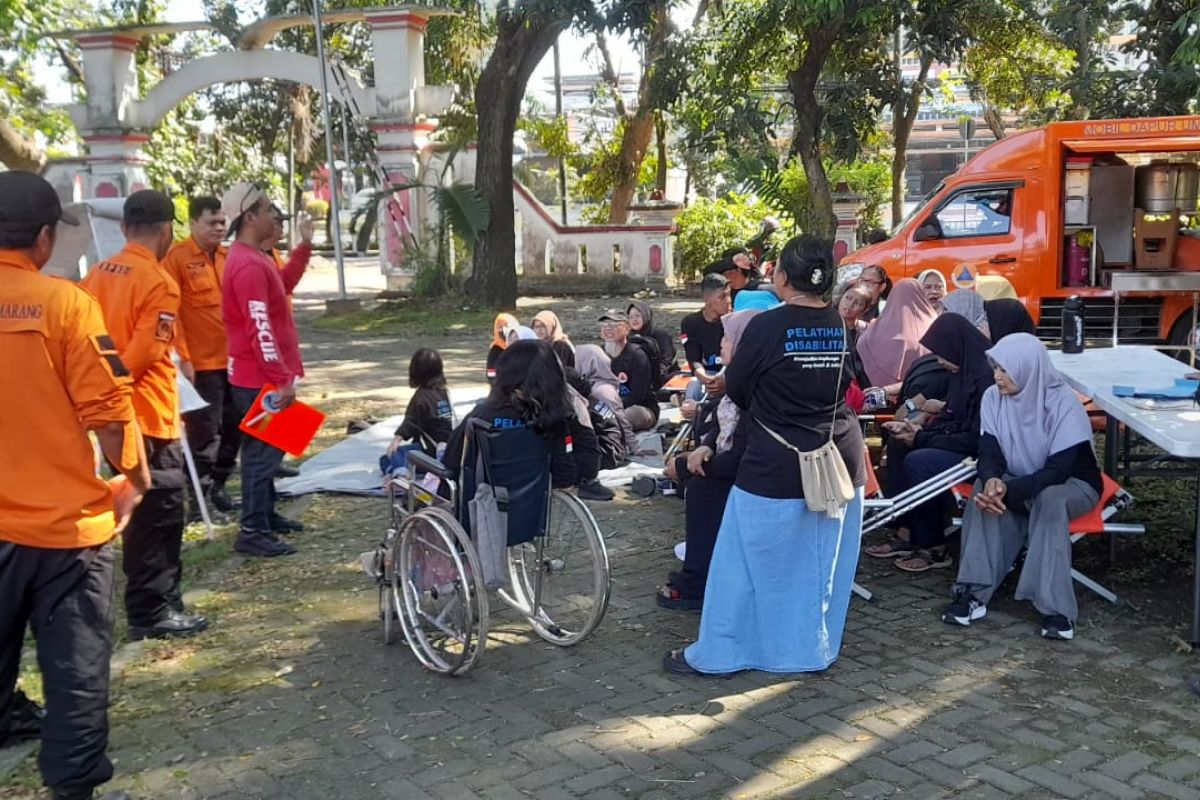 Semarang City BPBD Trains People with Disabilities in Disaster Mitigation