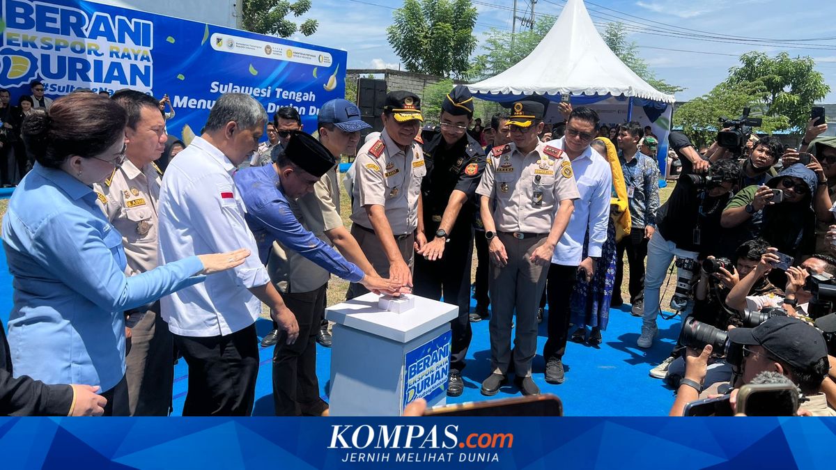 Minister Iftitah Launches Export of 459 Tonnes of Frozen Durian from Parigi Moutong to China Worth Rp 42.5 Billion