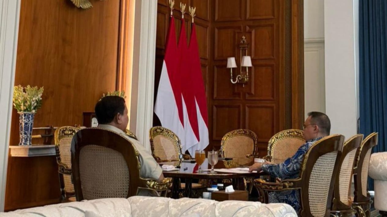 Prabowo and Dasco Hold Private Meeting at the Palace, Discussing Political Situation to National Economy