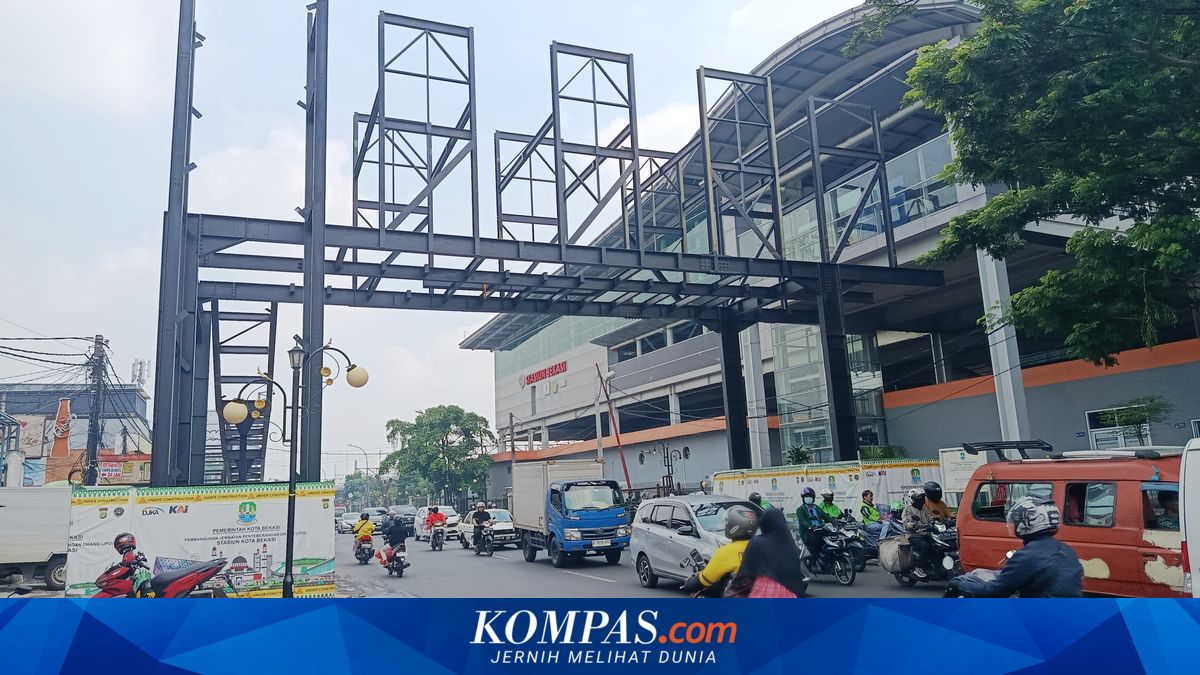 New Footbridge at Bekasi Station Set to Complete Soon, Target Finish in 1.5 Months