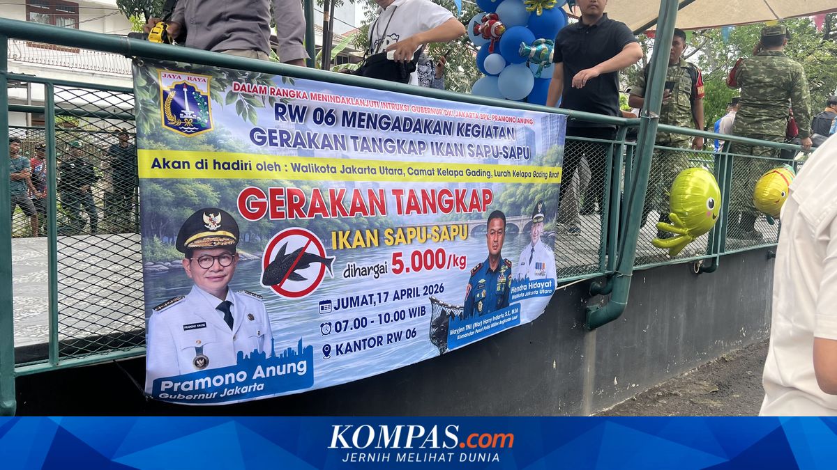 Sapu-sapu Fish Capture Initiative in Kelapa Gading, North Jakarta; Residents Receive Rp 5,000 Reward per Kg