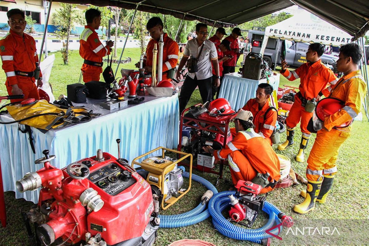 Forest and Land Fire Readiness Roll Call in Central Kalimantan