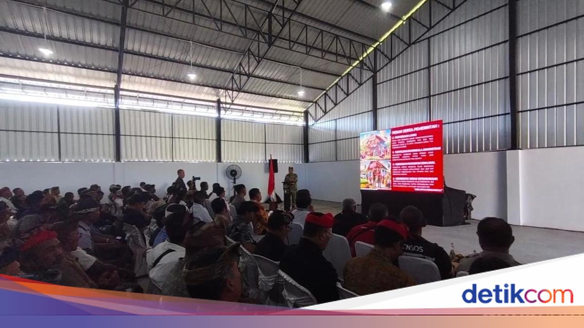 Danrem 163/Wirasatya Requests Customary Villages to Provide Land for Merah Putih Village Cooperatives