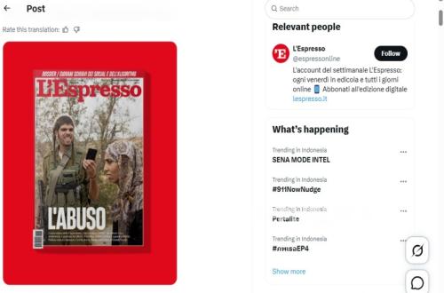 When Italian Media Exposes Israeli Soldiers' Thuggery and Arrogance in the West Bank