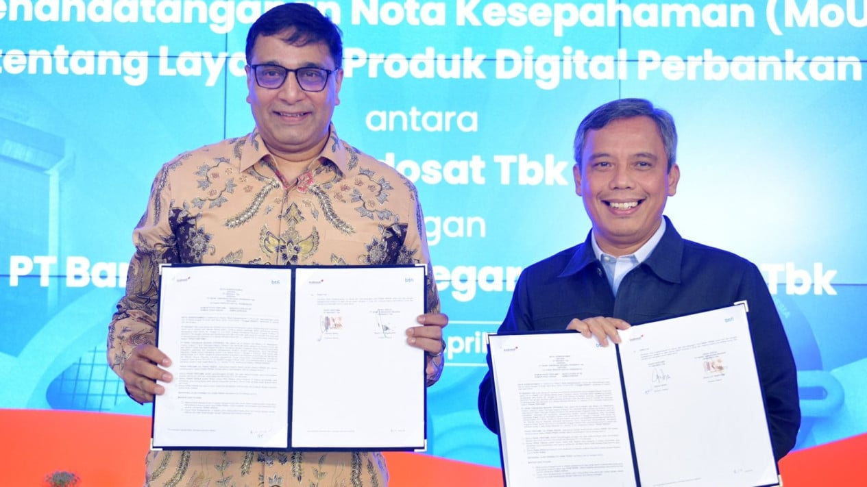 BTN and Indosat Sign MoU to Synergise Financial Services and Digital Ecosystem