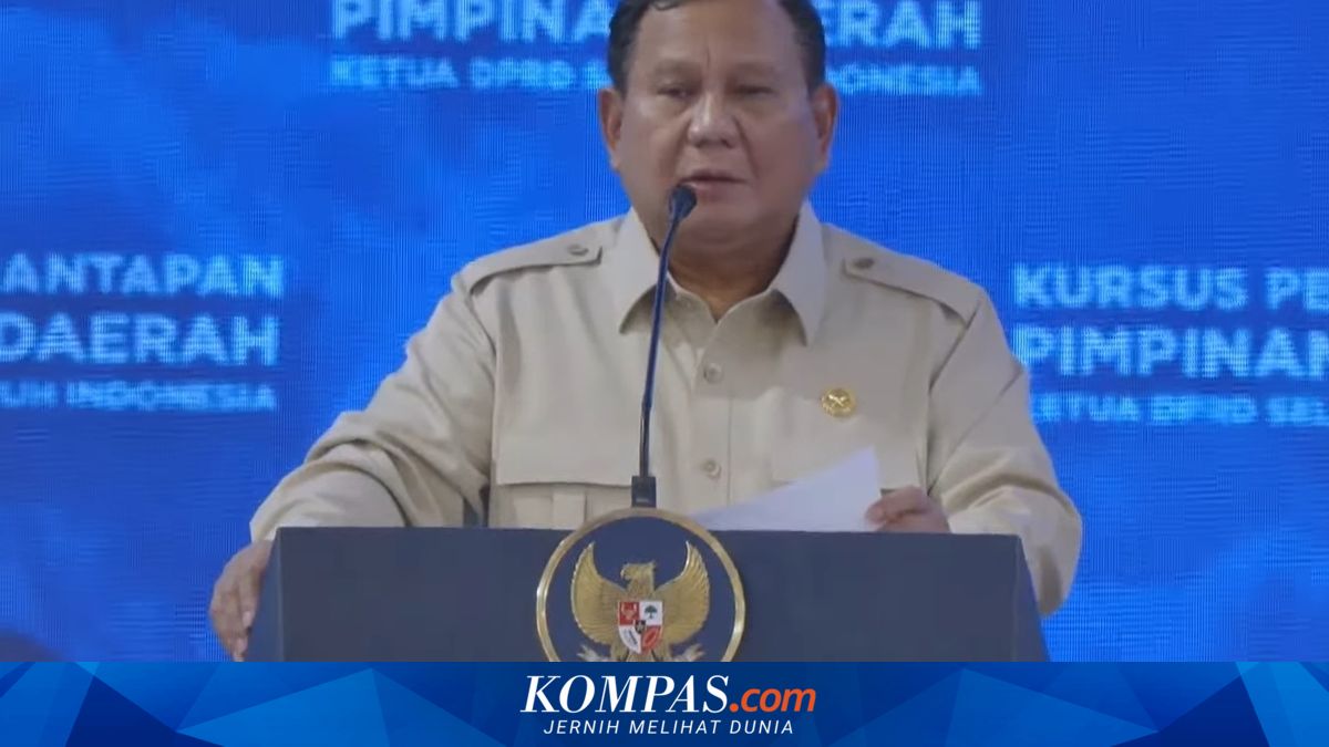 At Retreat, Prabowo Calls Indonesian DPRD Chairmen Patriots