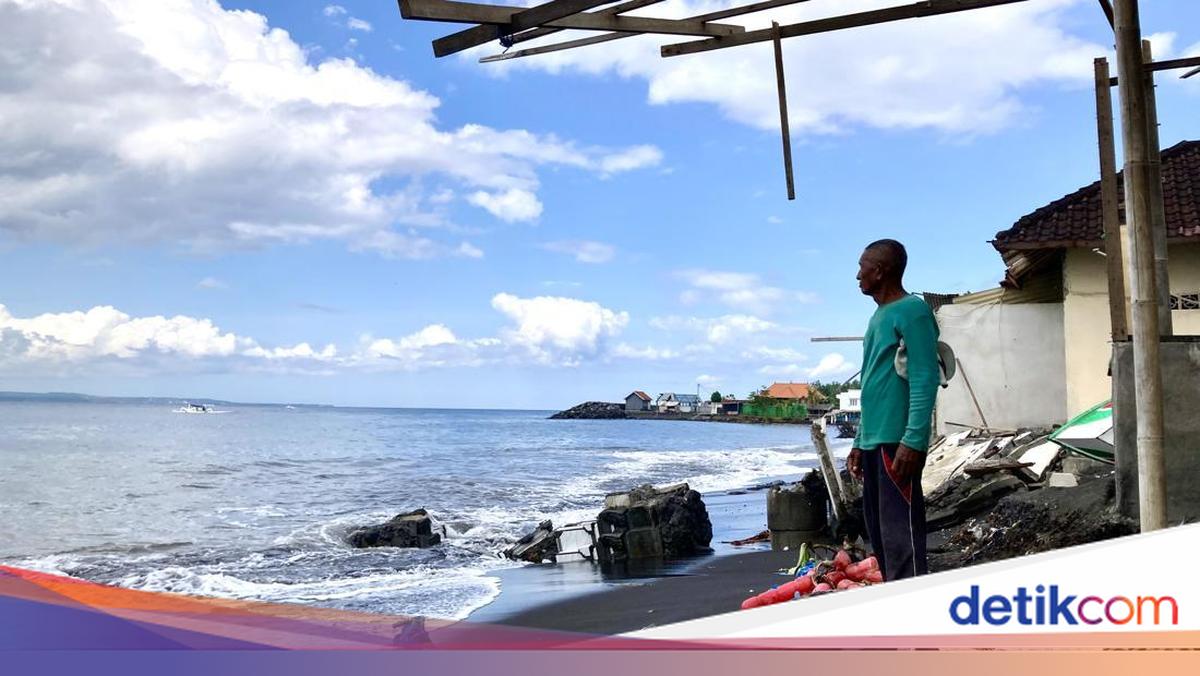 Coastal Erosion in Monggalan, Klungkung, Worsens; Residents Hope for Sea Wall Construction