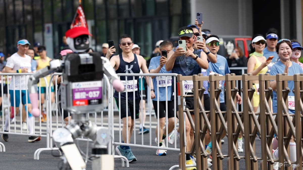 Humanoid robot sprints to victory in Beijing, beating the human half-marathon world record