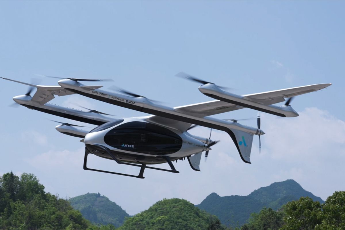 AutoFlight Successfully Conducts First 2-Ton Class eVTOL Tea Delivery in China