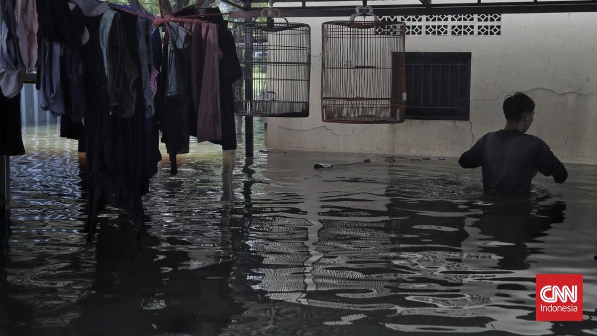 Floods in South and East Jakarta: 32 Neighbourhoods Submerged Until Monday Afternoon
