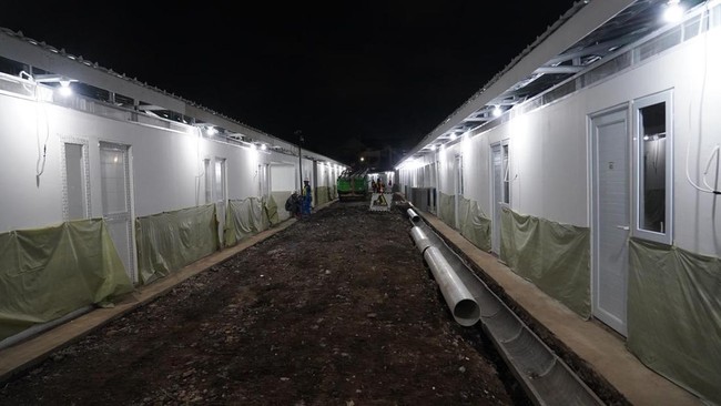 Construction of 324 Temporary Housing Units Along Senen Railway Track Accelerated, Here's What It Looks Like