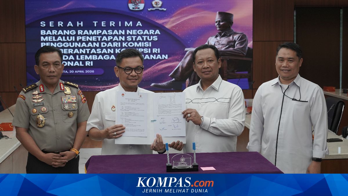 KPK Hands Over Seized Assets of Two Apartments Worth Rp 3.52 Billion to Lemhannas