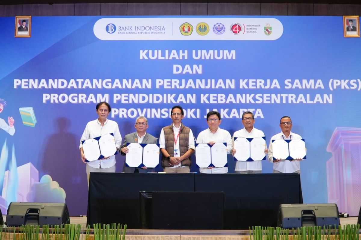 Bank Indonesia signs cooperation agreement with five universities to bridge academic world and workforce needs