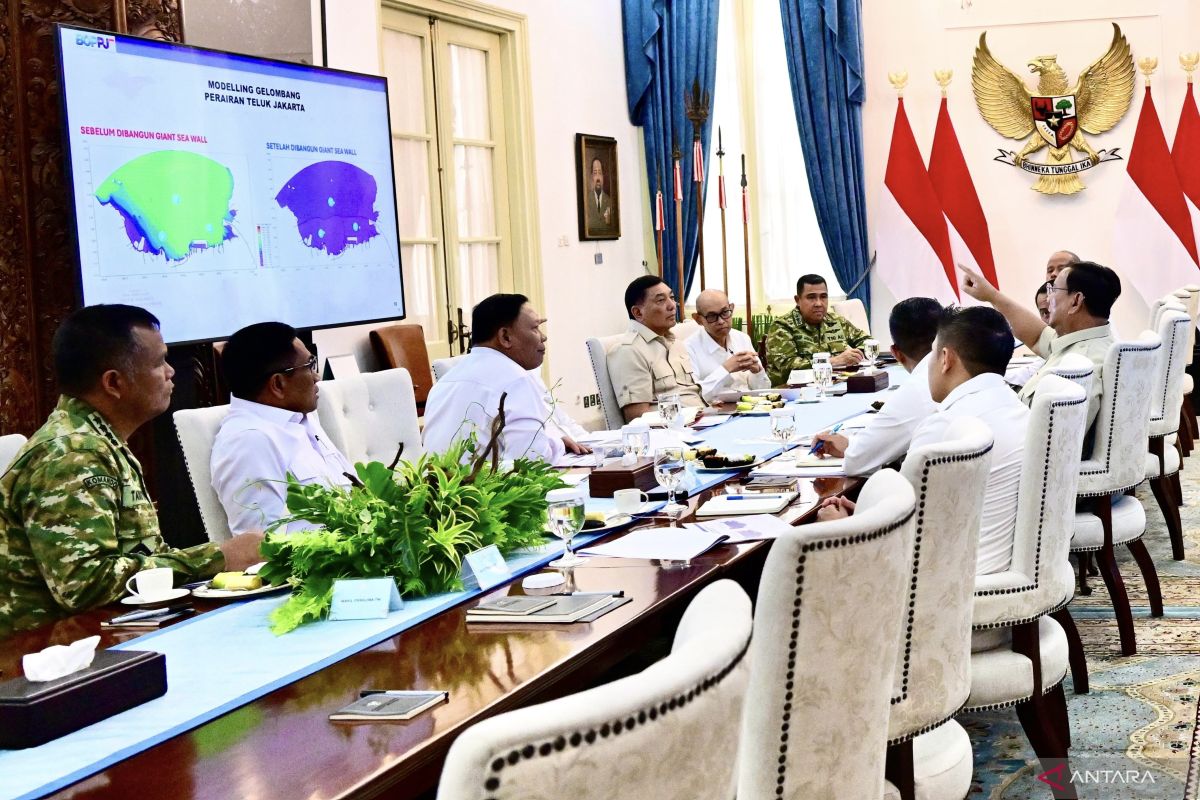 Prabowo urges Indonesian universities to join giant seawall project