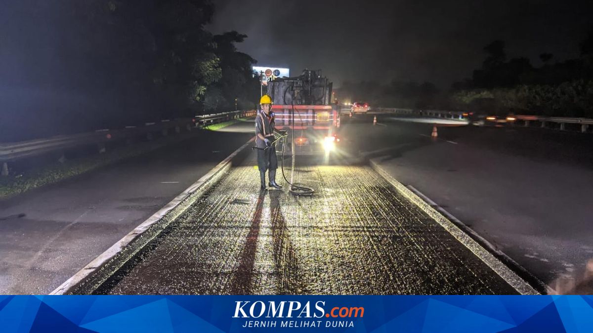 Repairs Underway on Jagorawi Toll Road, Several Lanes Temporarily Closed
