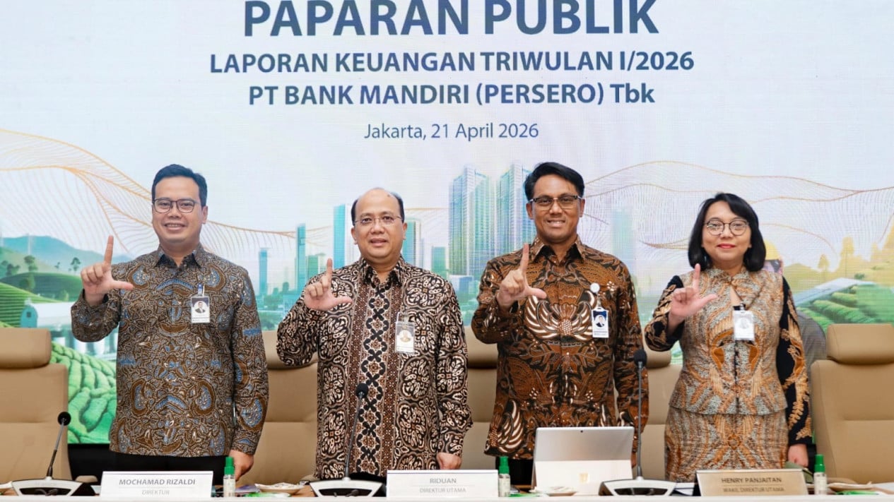 Bank Mandiri Posts Rp15.4 Trillion Profit, Credit and Third-Party Funds Grow by Double Digits