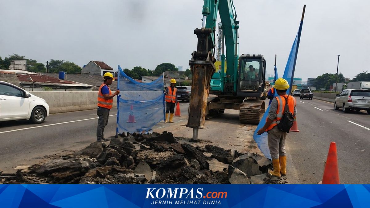 Note: Schedule and Locations for Jakarta-Tangerang Toll Road Repairs