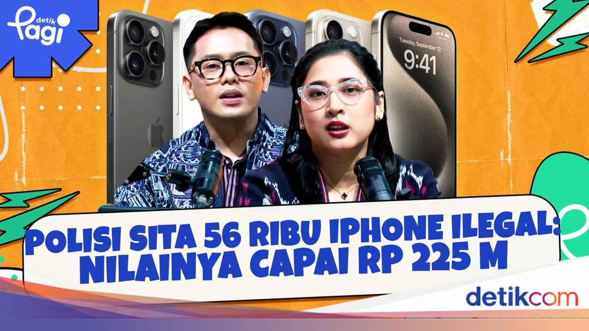 Police Seize 56,000 Illegal iPhones Worth Rp 225 Billion
