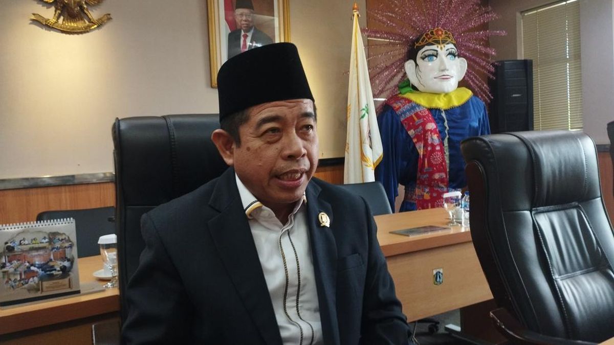 Reasons PKS Removed Khoirudin from Position as Chairman of DKI Jakarta DPRD